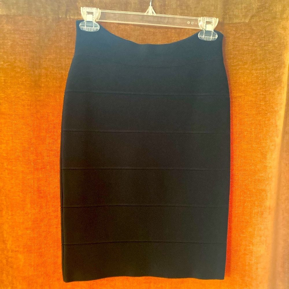 BCBGMaxAzria Bandage Skirt Black S